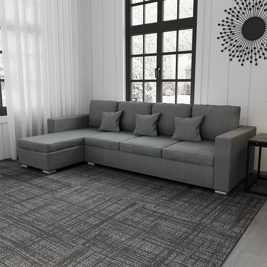 Lindsay L-shape 4 Seat with Chaise (Left Facing) Sofa - Image 23