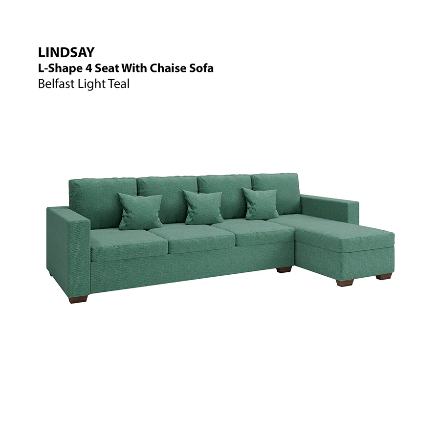 Lindsay L-shape 4 Seat with Chaise (Right Facing) Sofa - Image 10