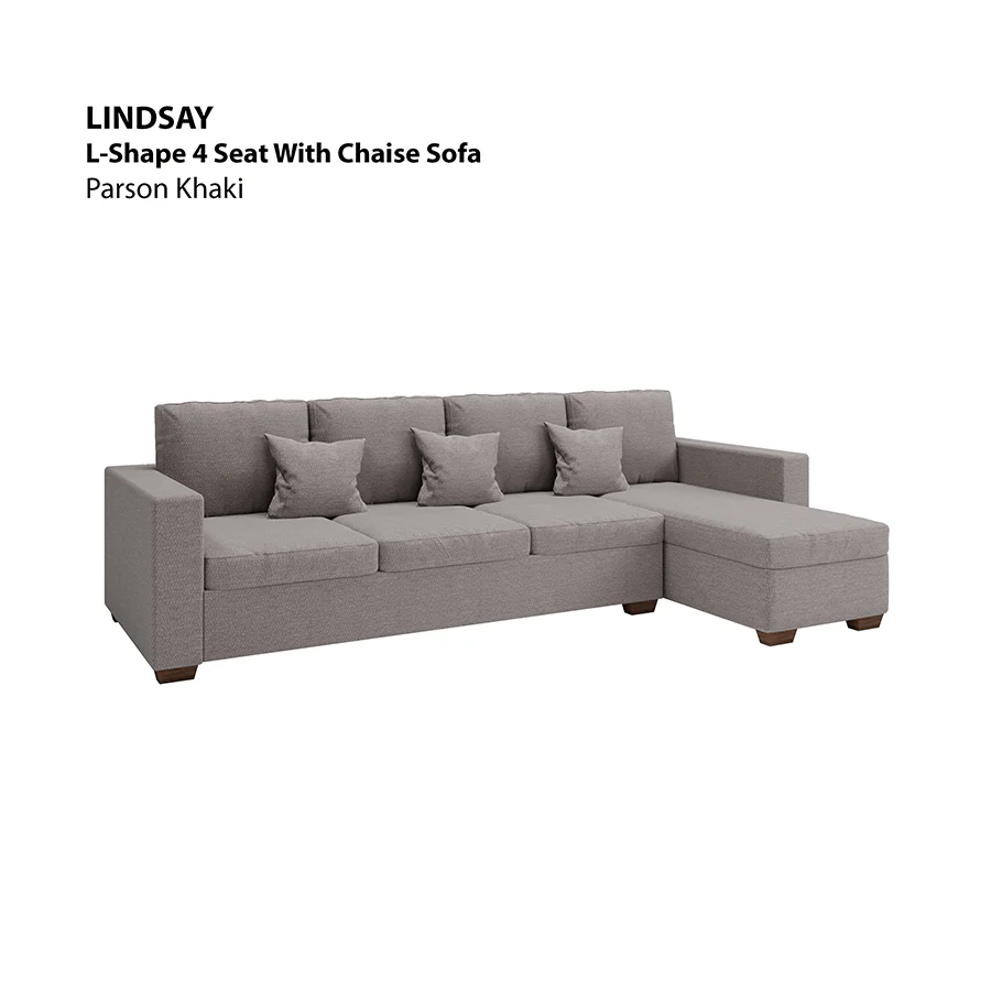 Lindsay L-shape 4 Seat with Chaise (Right Facing) Sofa - Image 4