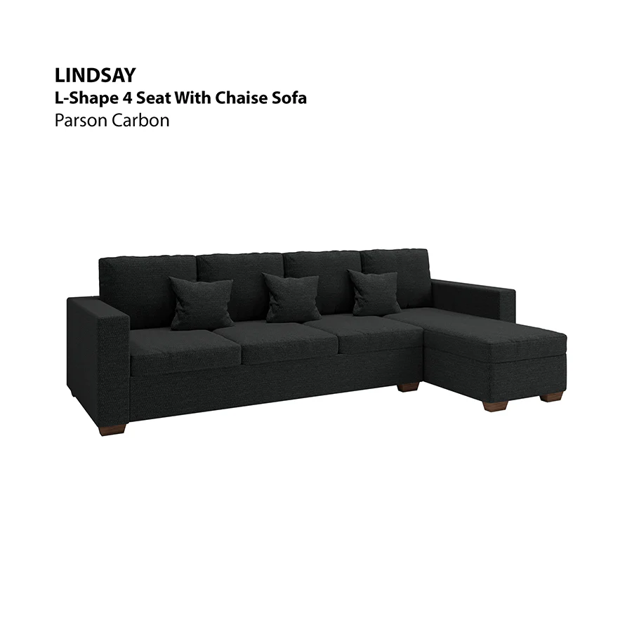 Lindsay L-shape 4 Seat with Chaise (Right Facing) Sofa - Image 6