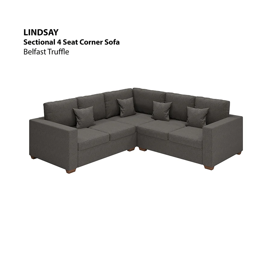 Lindsay Sectional 4 Seat Corner Sofa - Image 11