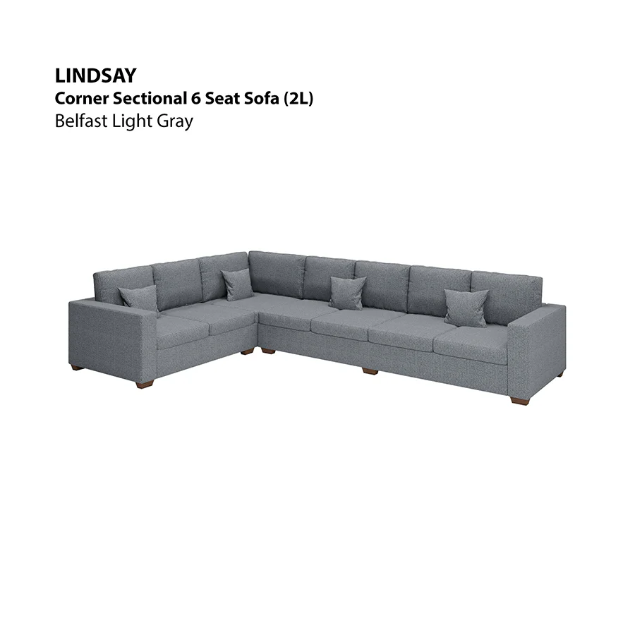 Lindsay Sectional 6 Seat (2L) Sofa - Image 7