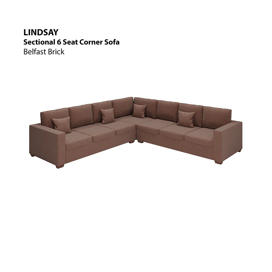 Lindsay Sectional 6 Seat Corner Sofa - Image 10