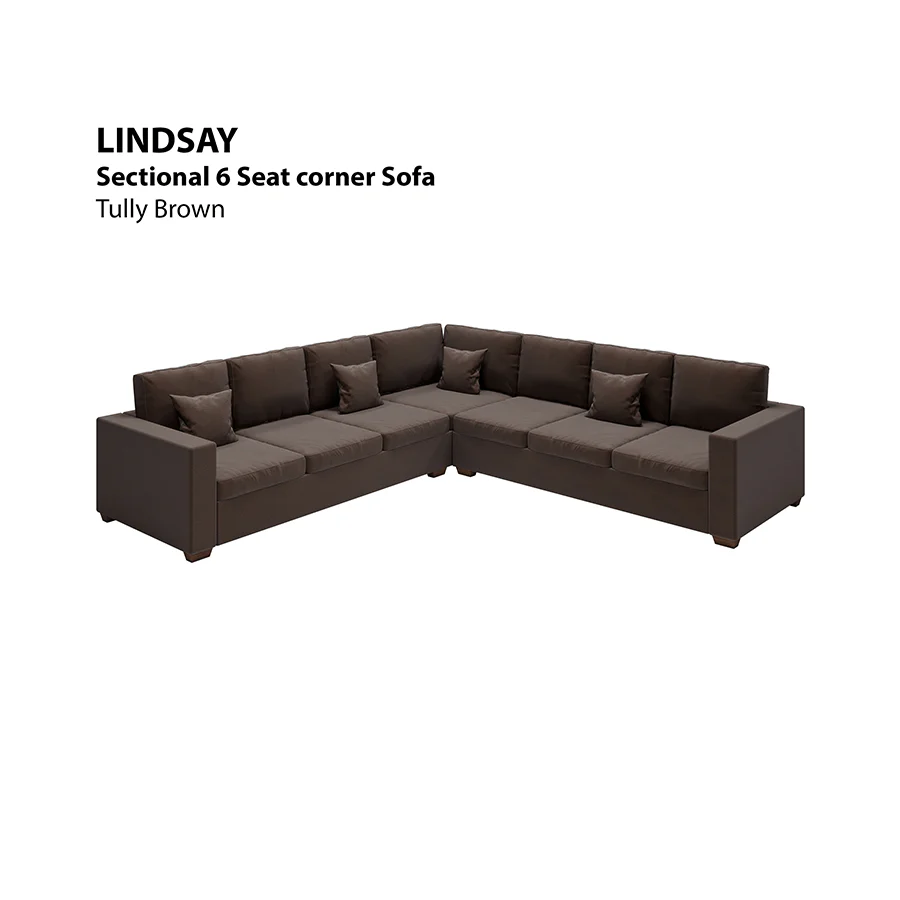 Lindsay Sectional 6 Seat Corner Sofa - Image 15