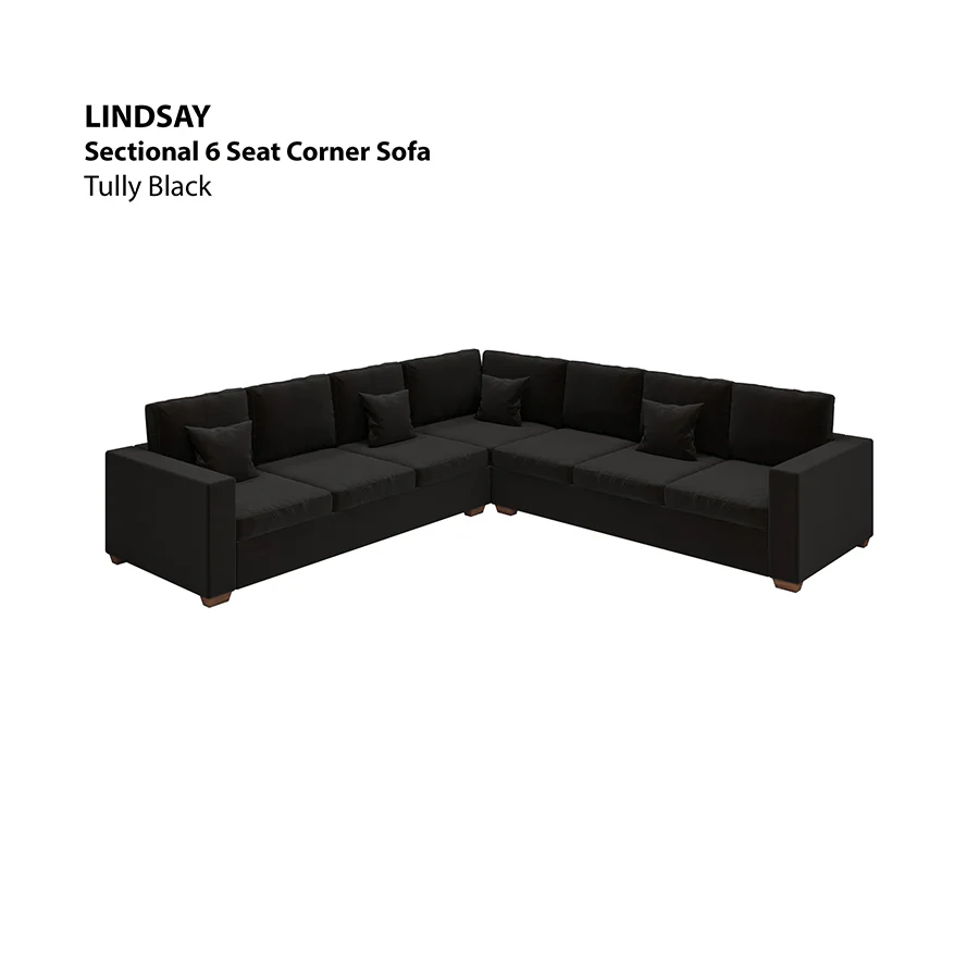 Lindsay Sectional 6 Seat Corner Sofa - Image 17