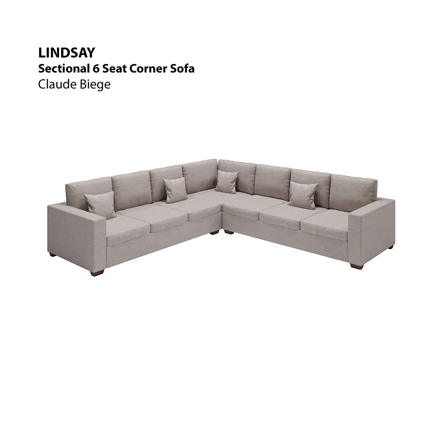 Lindsay Sectional 6 Seat Corner Sofa - Image 18