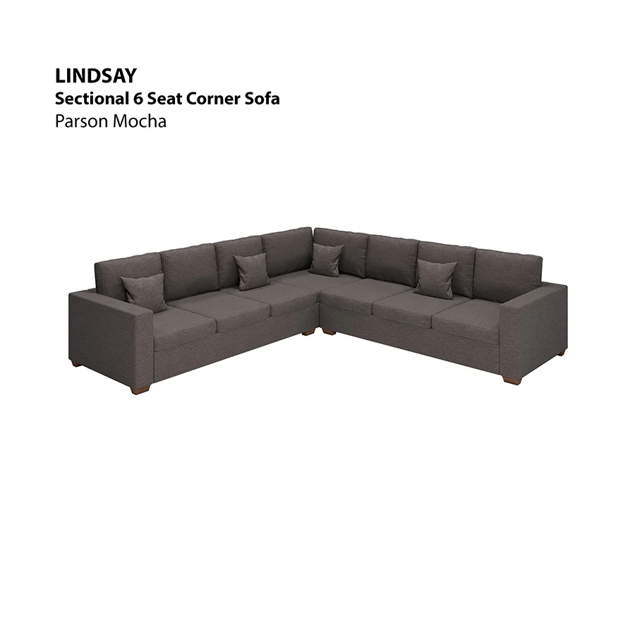 Lindsay Sectional 6 Seat Corner Sofa - Image 5