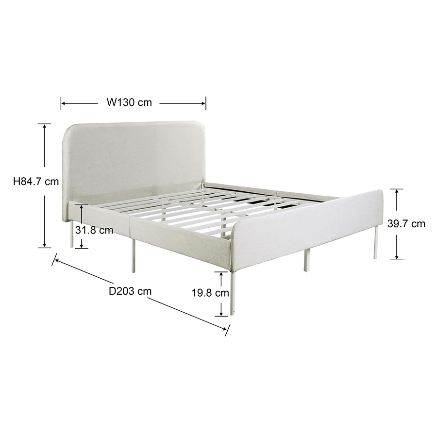 Lindy Bed - Beige - Image 25