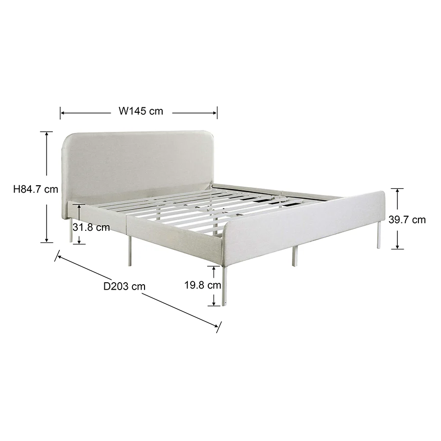 Lindy Bed - Beige - Image 37