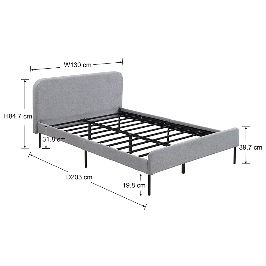 Lindy Bed - Gray - Image 25