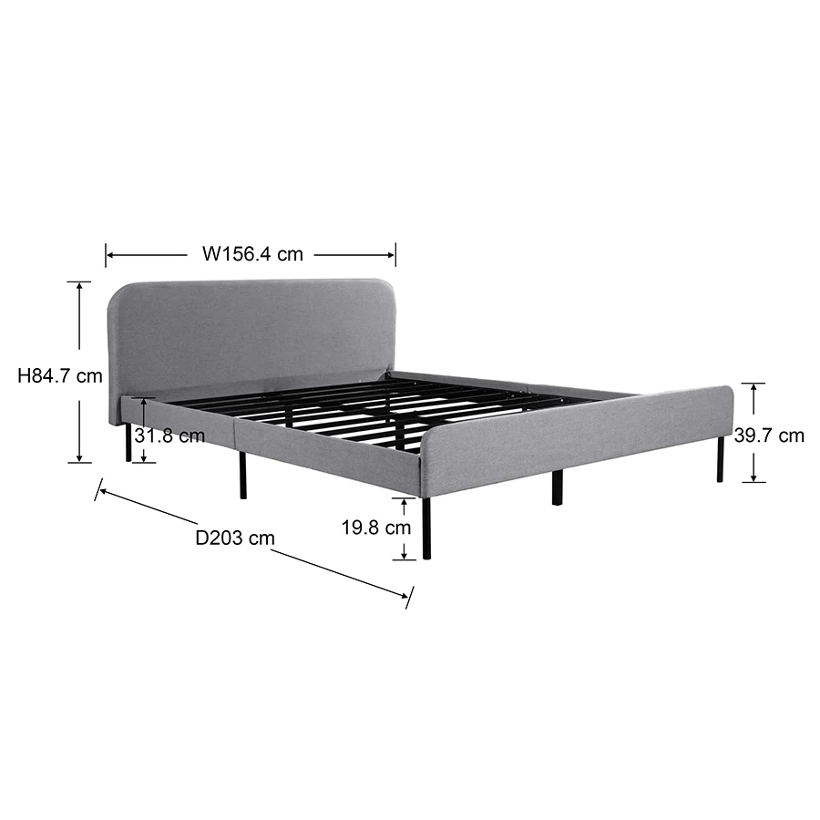 Lindy Bed - Gray - Image 49