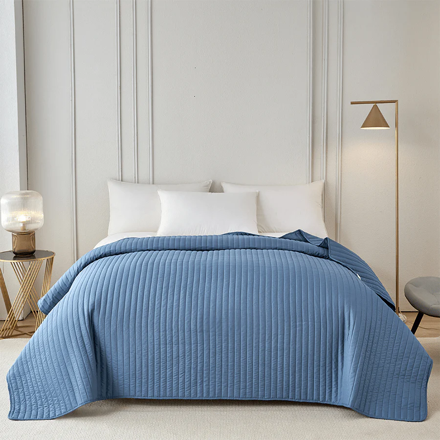 Loey Bedspread - Blue - Image 3