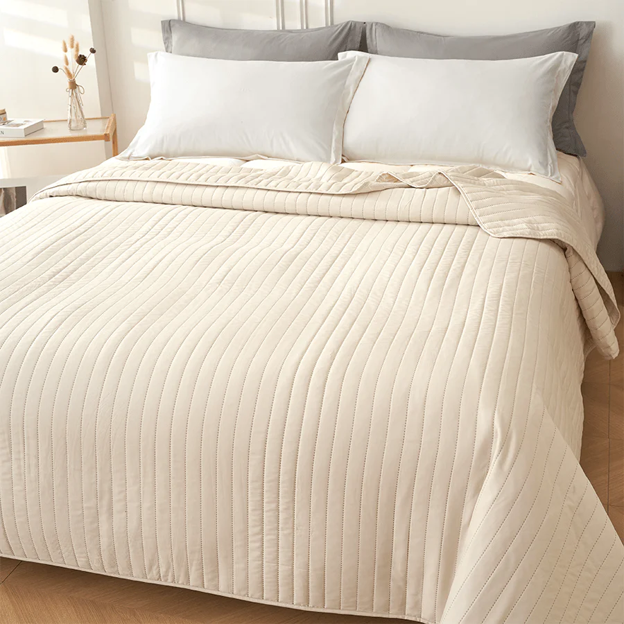 Loey Bedspread - Cream - Image 5