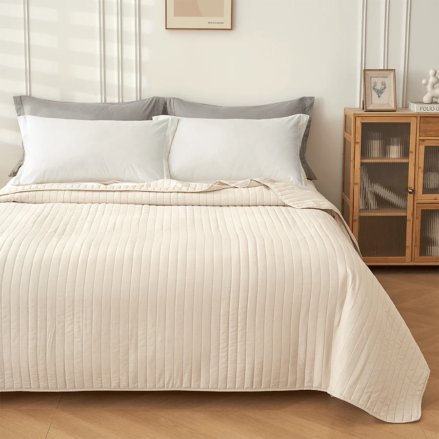 Loey Bedspread - Cream - Image 6