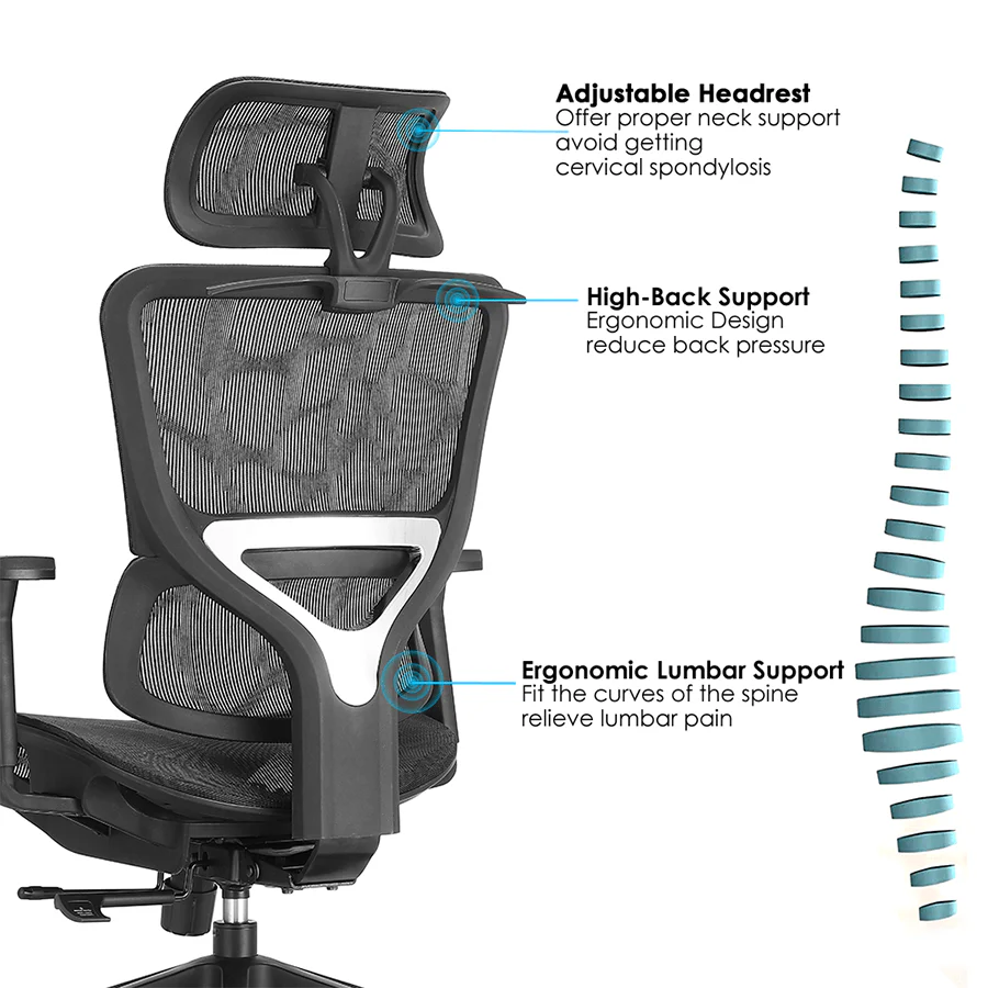 Lovey High Back Office Chair - Image 19