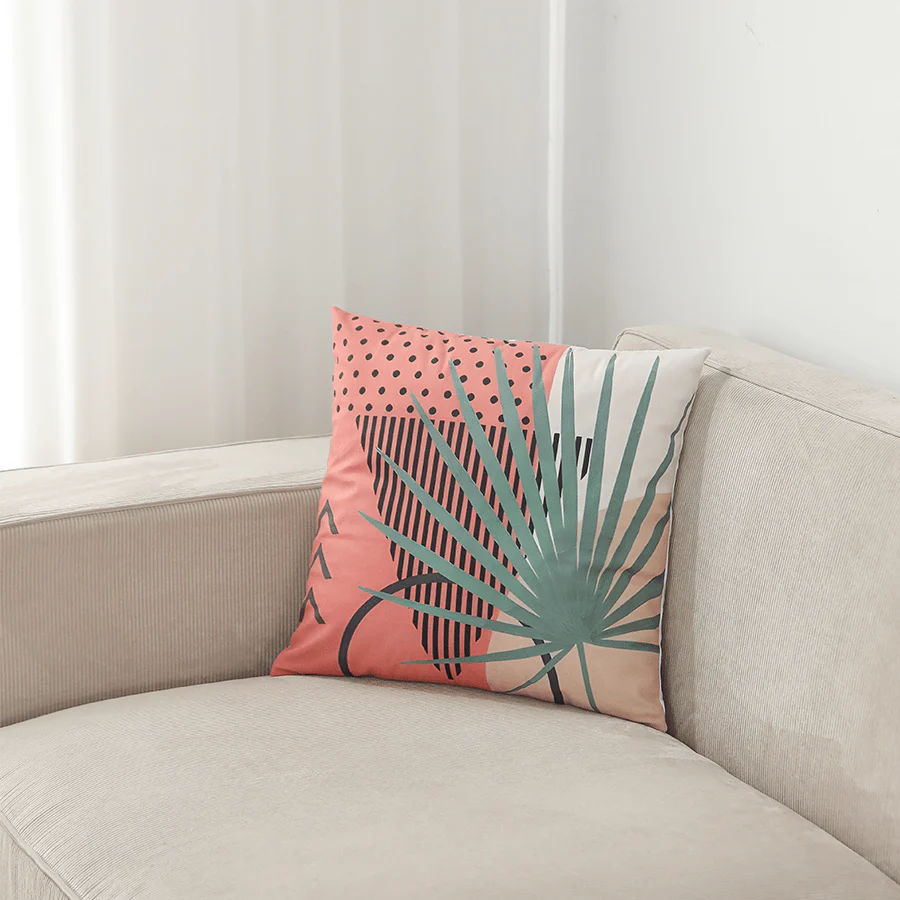 Lumi Clay Tropics Throw Pillowcase Set of 2 - Image 4