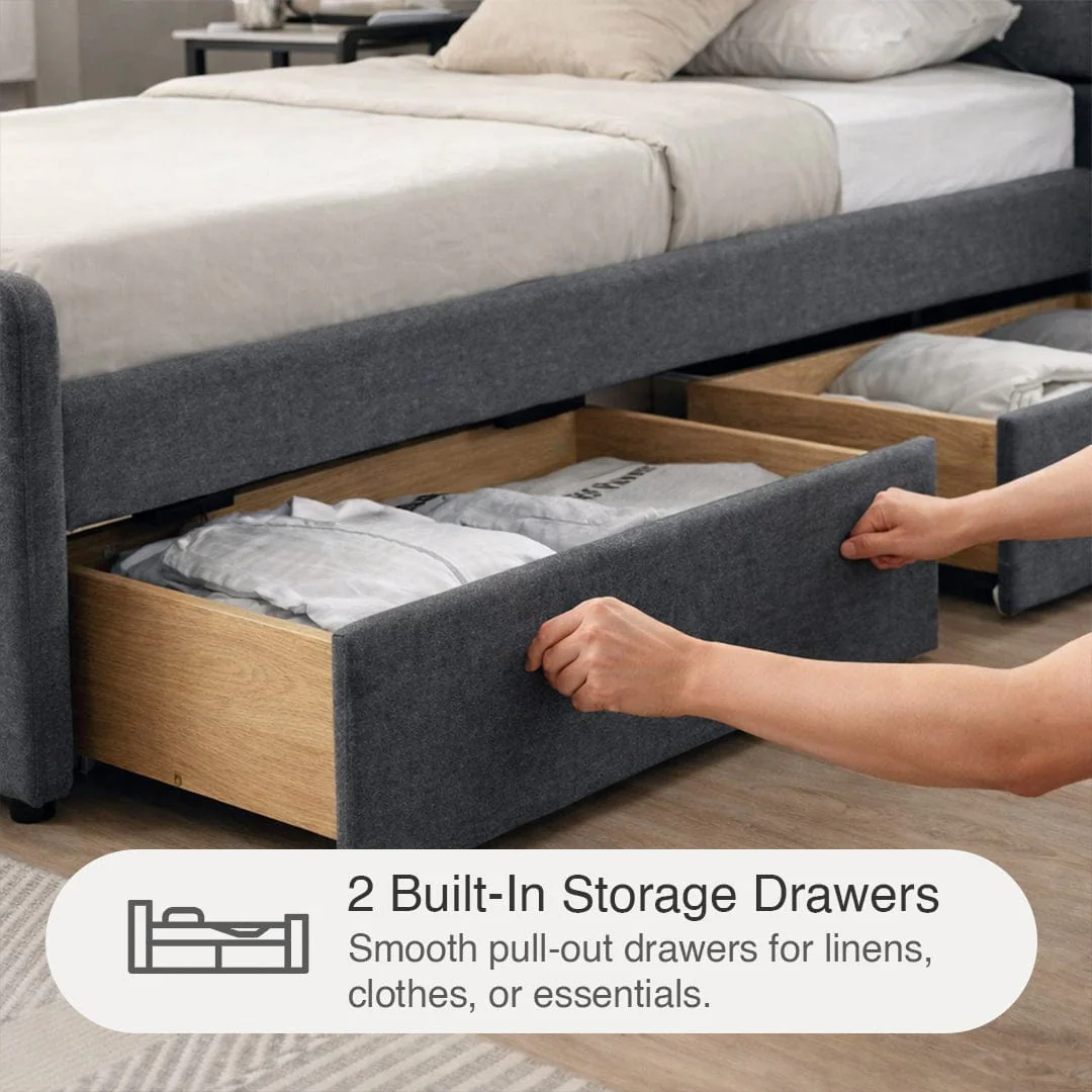 Marcum Dark Gray Bed - Image 17