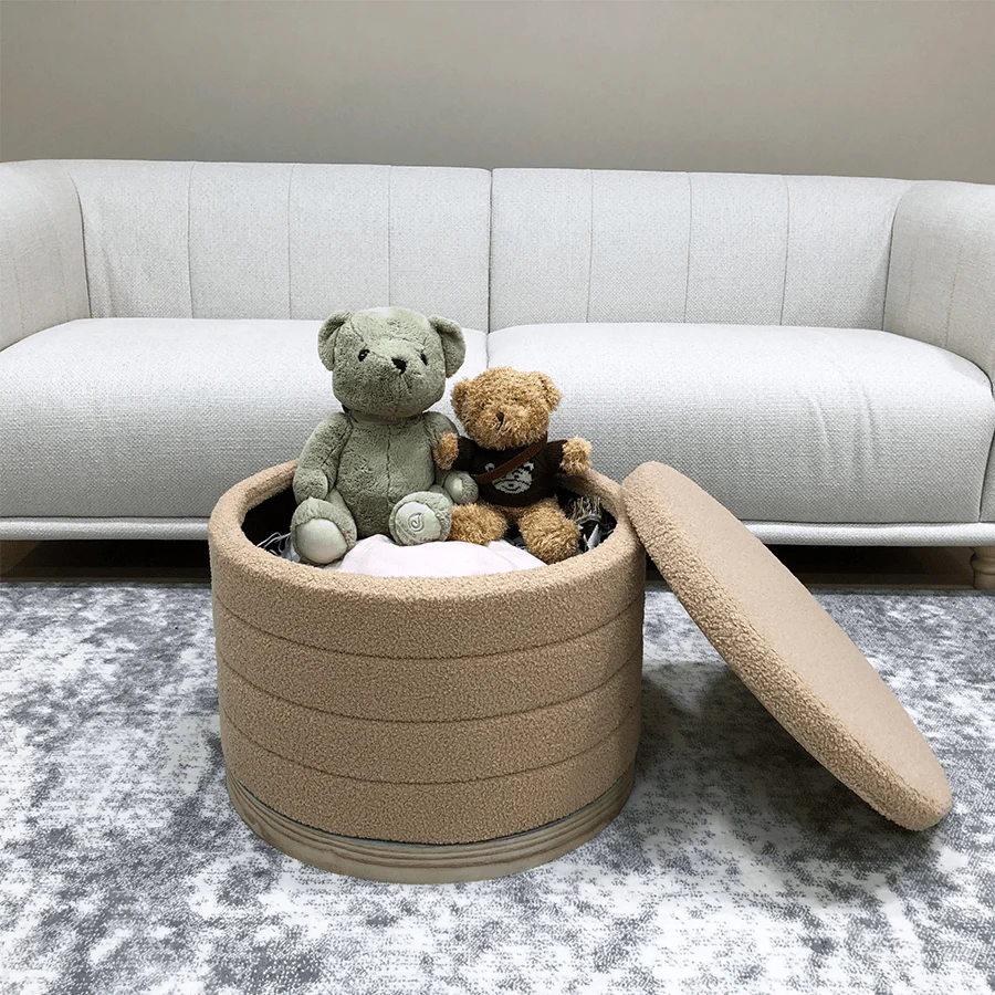 Marina Round Ottoman with Storage - Image 6