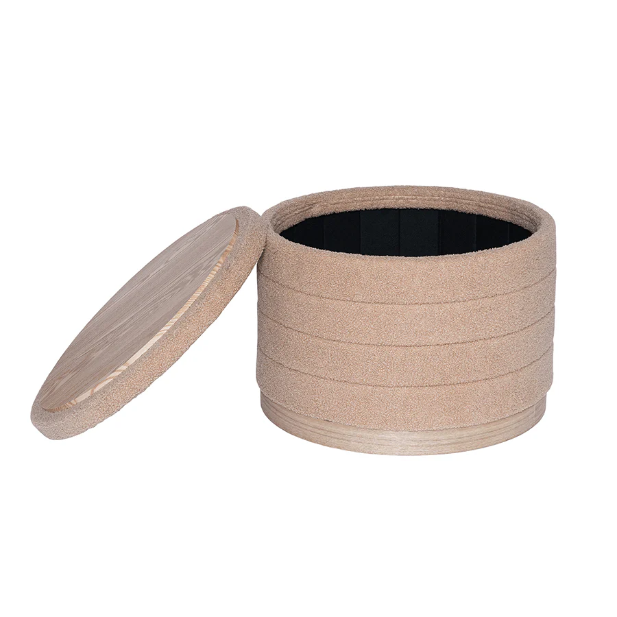 Marina Round Ottoman with Storage - Image 8