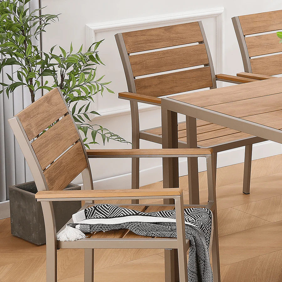 Maryam 4 Seater Outdoor Dining Set - Image 5