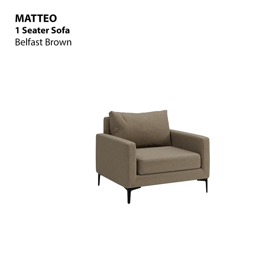 Matteo 1 Seater Sofa - Image 10
