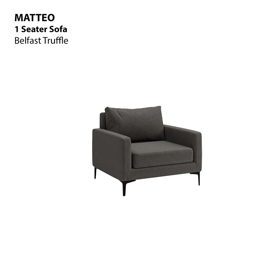 Matteo 1 Seater Sofa - Image 13
