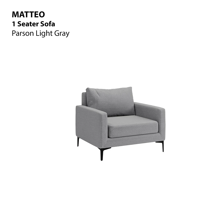 Matteo 1 Seater Sofa - Image 5