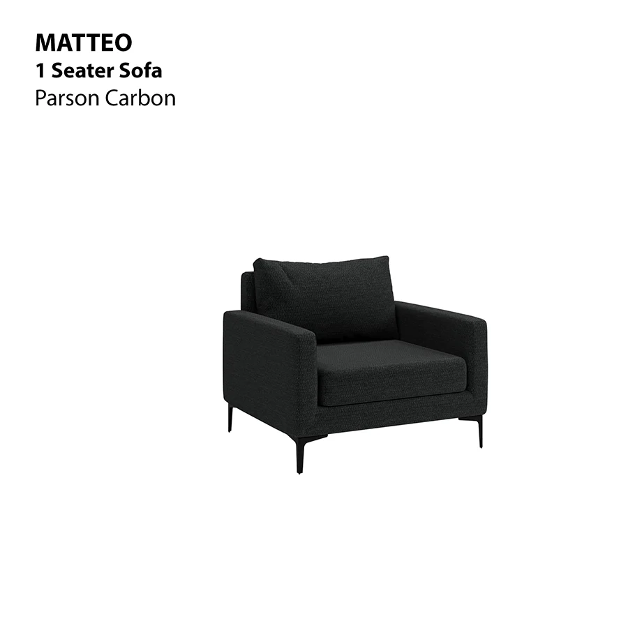 Matteo 1 Seater Sofa - Image 8