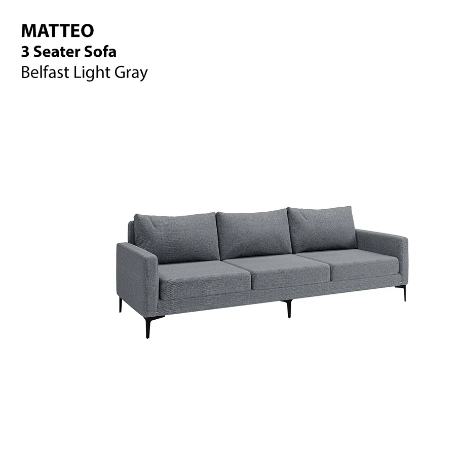 Matteo 3 Seater Sofa - Image 7