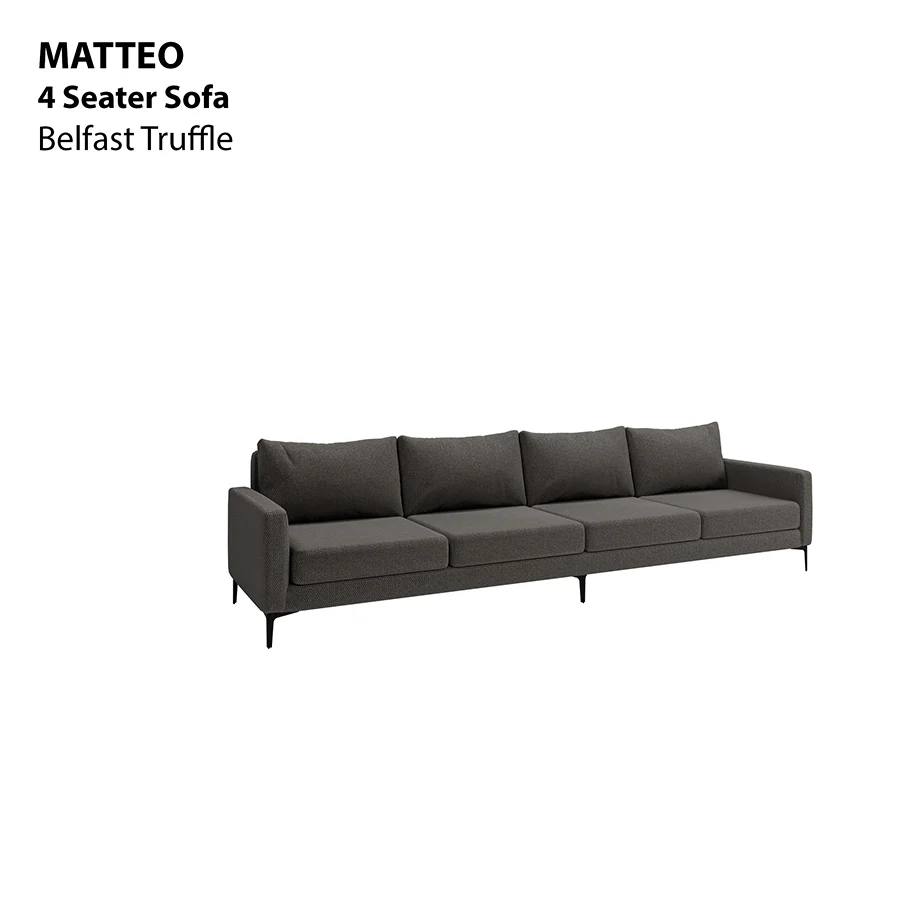 Matteo 4 Seater Sofa - Image 11