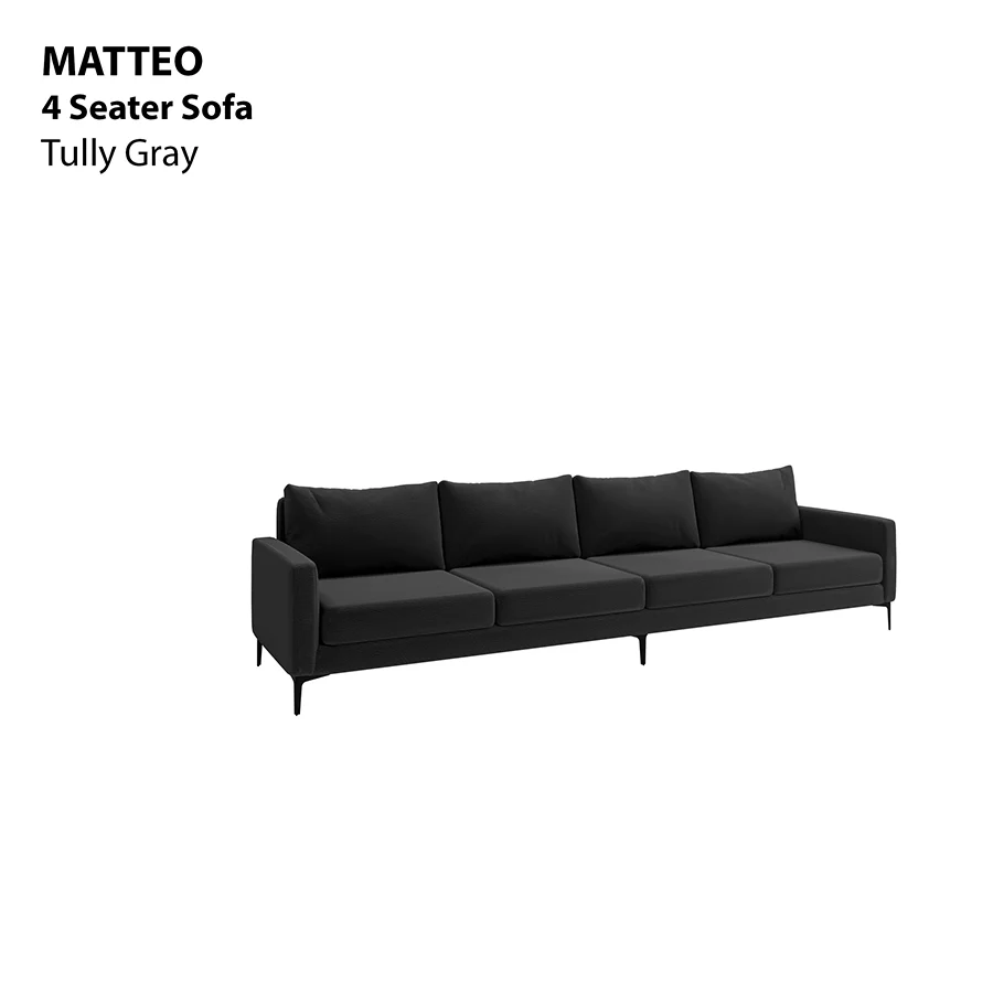 Matteo 4 Seater Sofa - Image 15