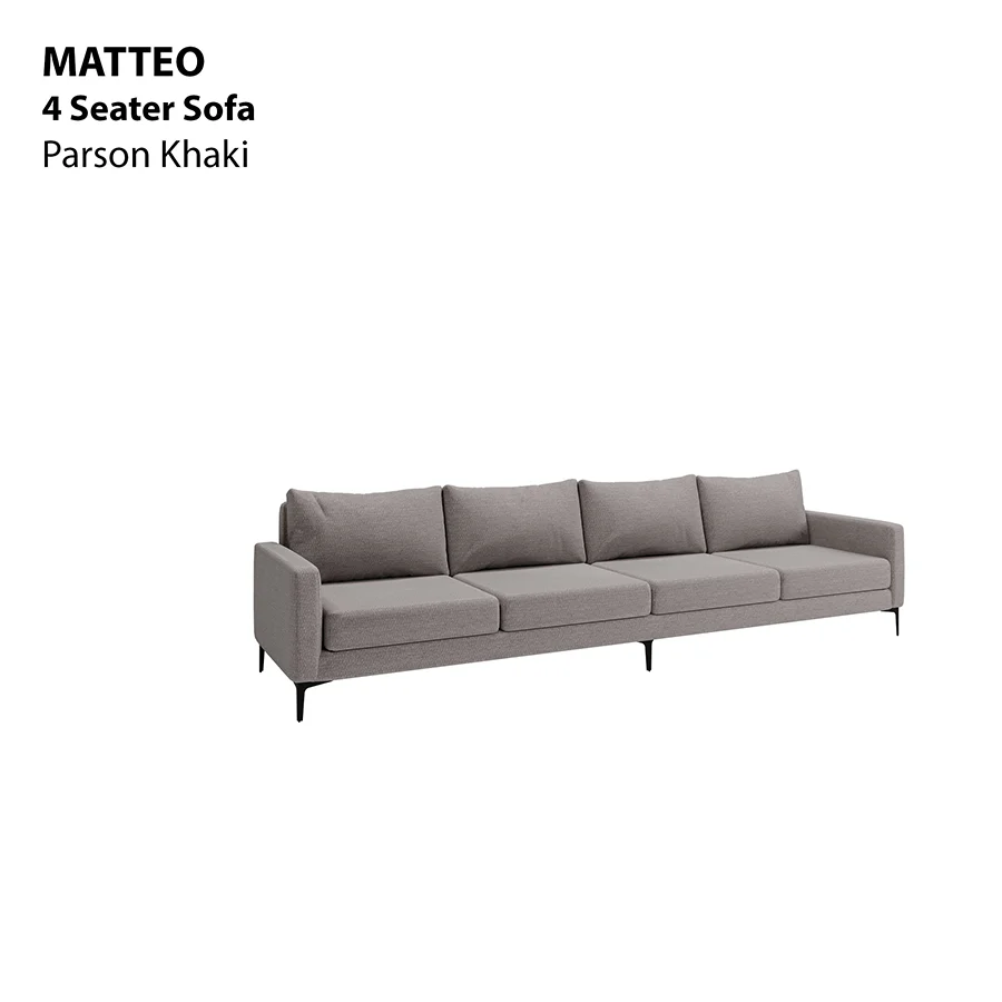Matteo 4 Seater Sofa - Image 4