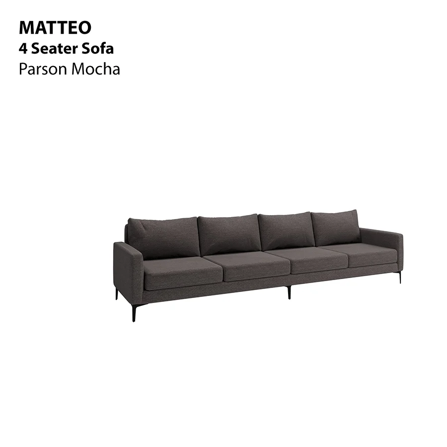 Matteo 4 Seater Sofa - Image 5