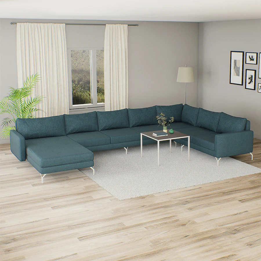 Matteo Sectional 6 Seat with Chaise (2R) Sofa - Image 24