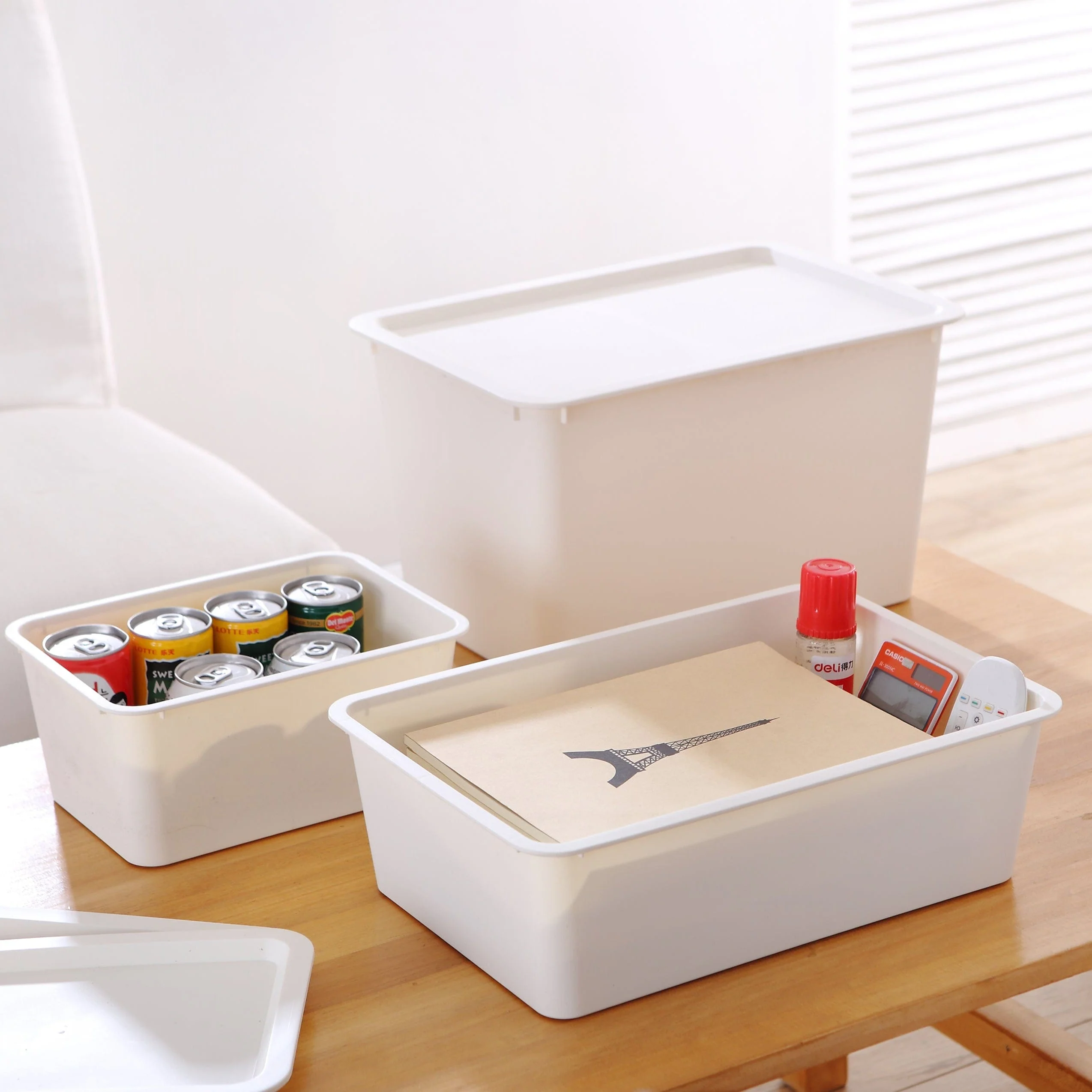 Mattis Storage Box with Lid - 37.5x25.5x11.5 cm - Image 3