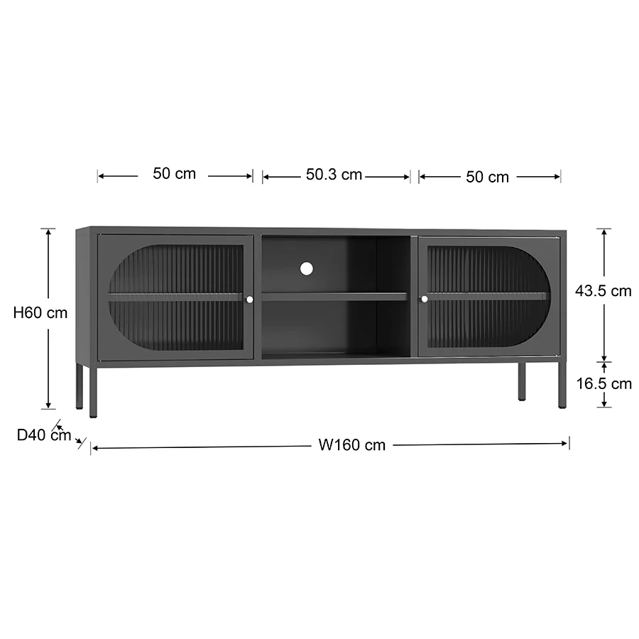 Mayer 160 cm TV Bench - Image 34