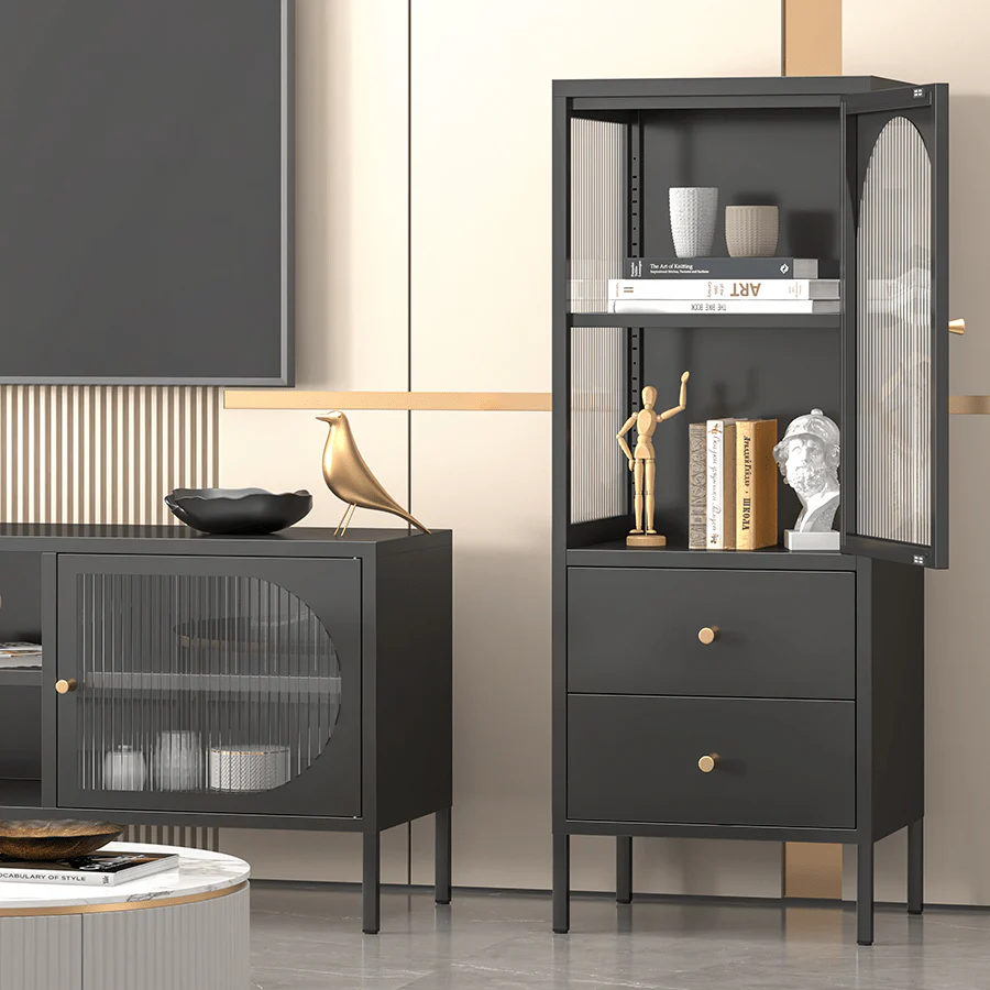 Mayer Tall Display Cabinet - Image 3