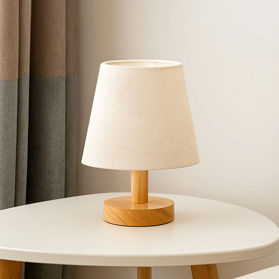 Meinik Mini Wood Table Lamp - Image 4