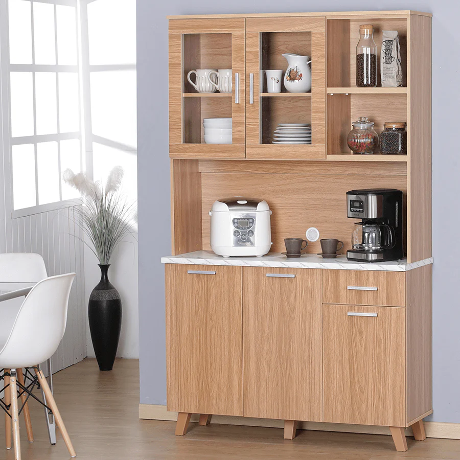 Merrick 3 Door Kitchen Cabinet - Image 2