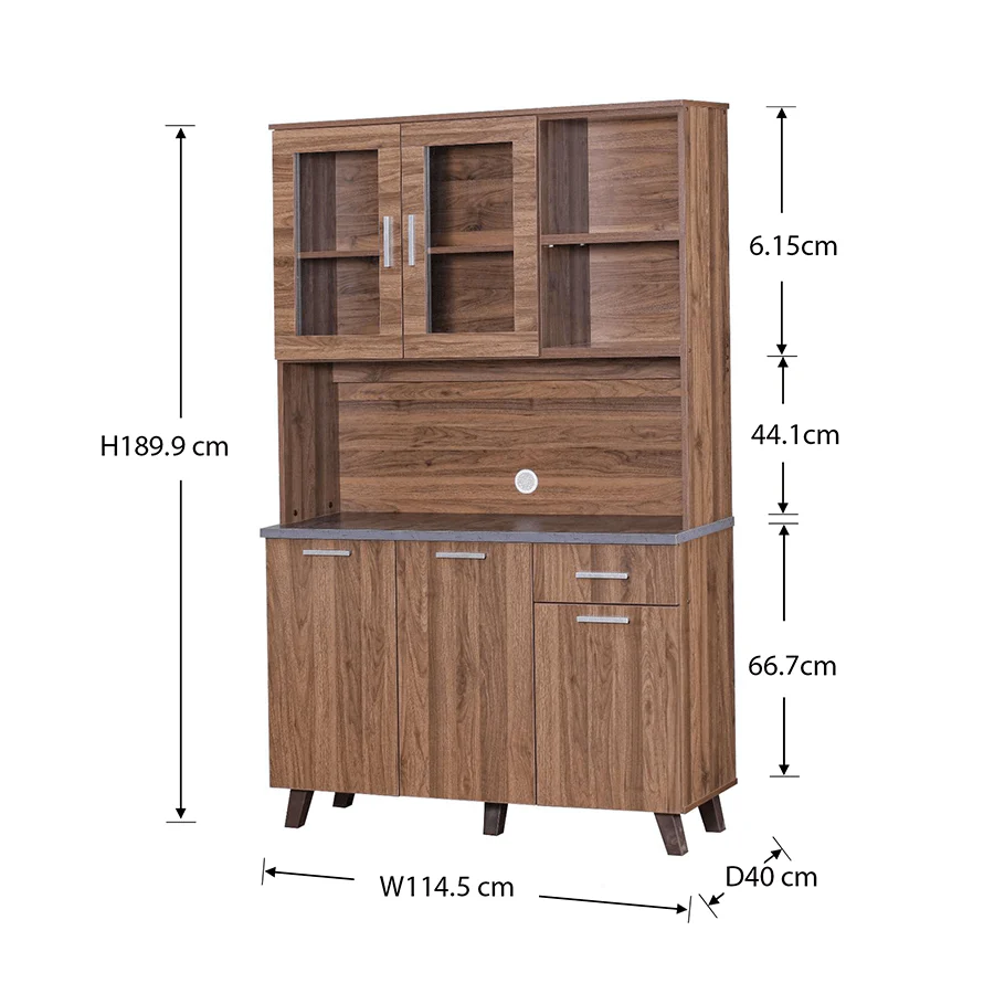 Merrick 3 Door Kitchen Cabinet - Image 35