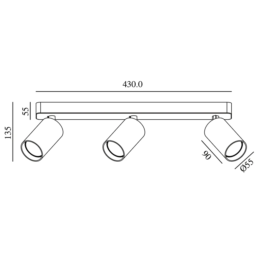 Mida 3-light Spotlight - Image 10