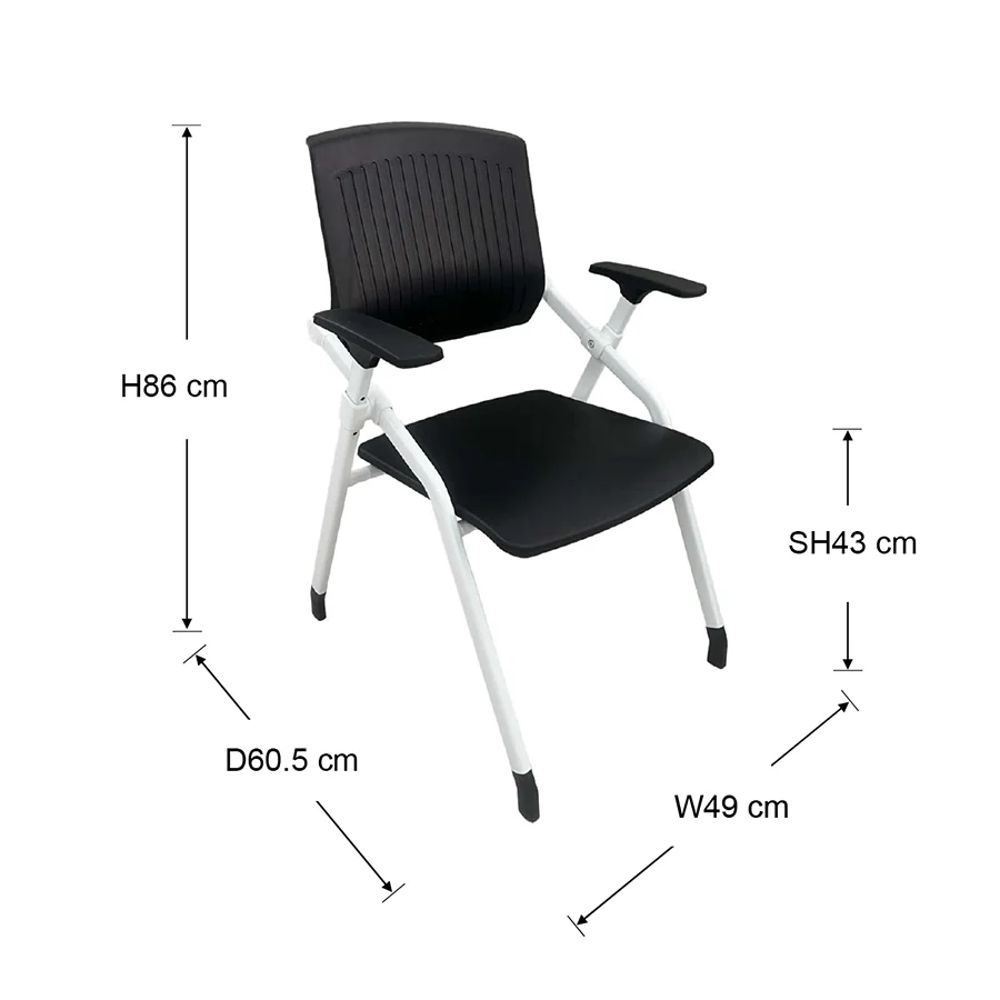 Miles Folding Visitors Chair - Image 14