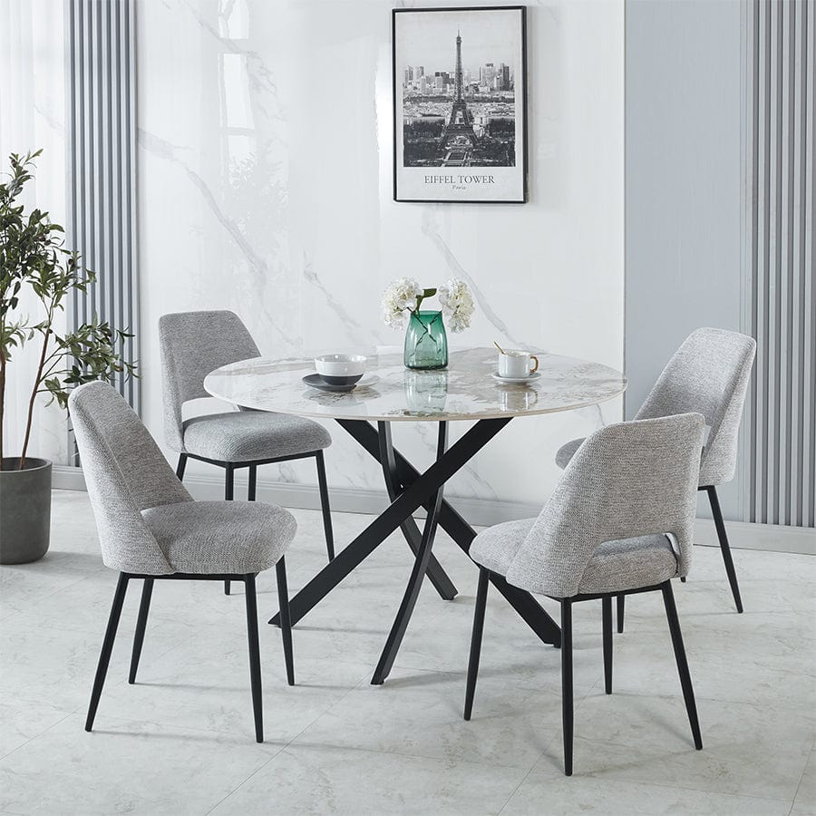 Milly 4 Seater Dining Set - Image 2