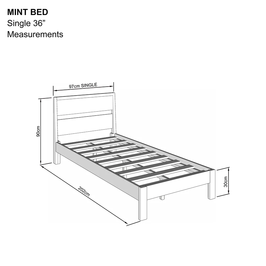 Mint 36x75" Bed - Image 15
