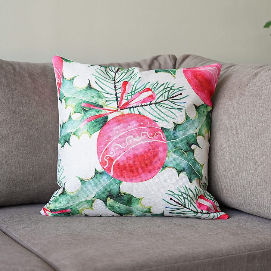 Miri Christmas Balls Throw Pillowcase - Image 2