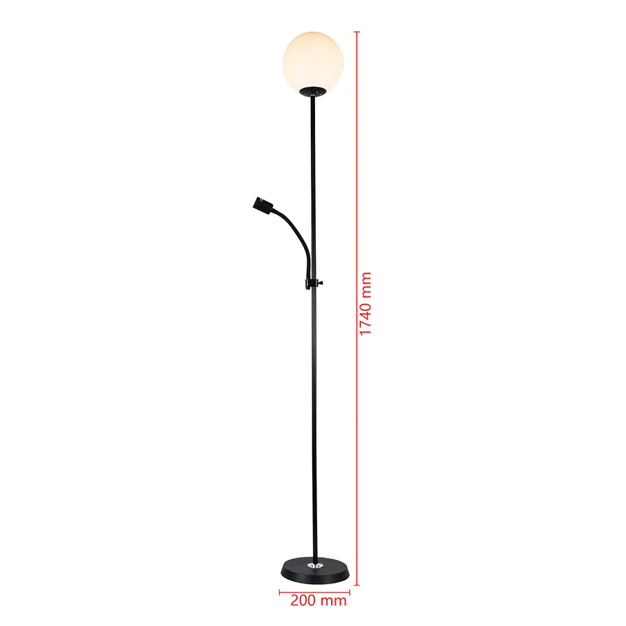 Miron Floor Lamp with Reading Lamp - Image 4