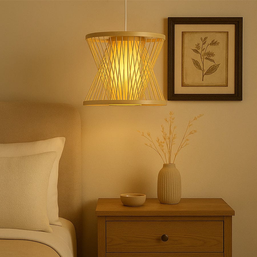 Monar Natural Bamboo Pendant Light - Image 4