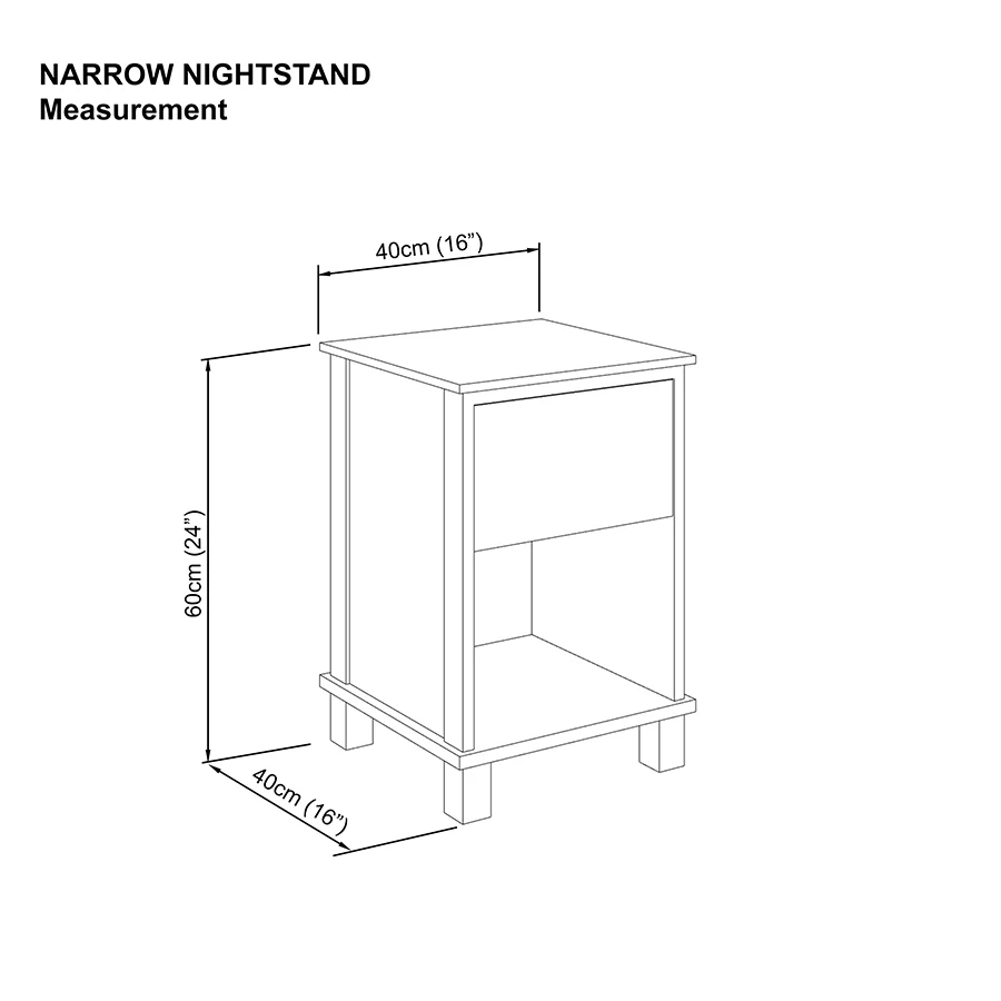 Narrow Nightstand - Image 7