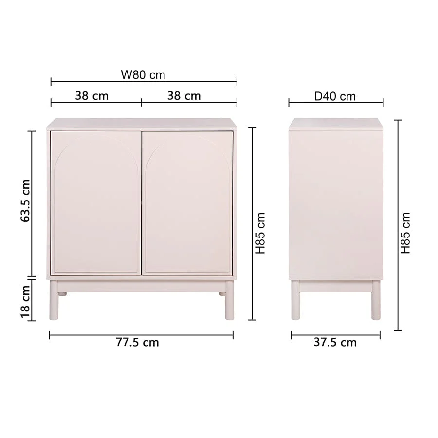 Natali 2 Door Cabinet - Image 15