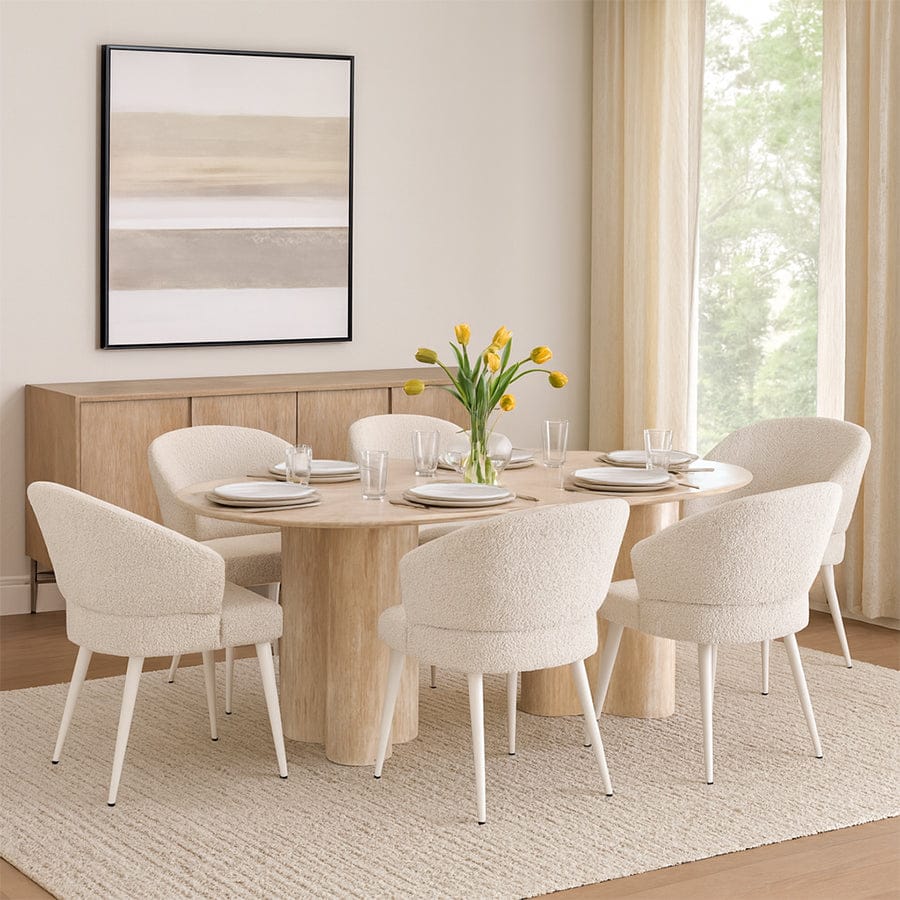 Olivia 6 Seater Dining Set - Image 3